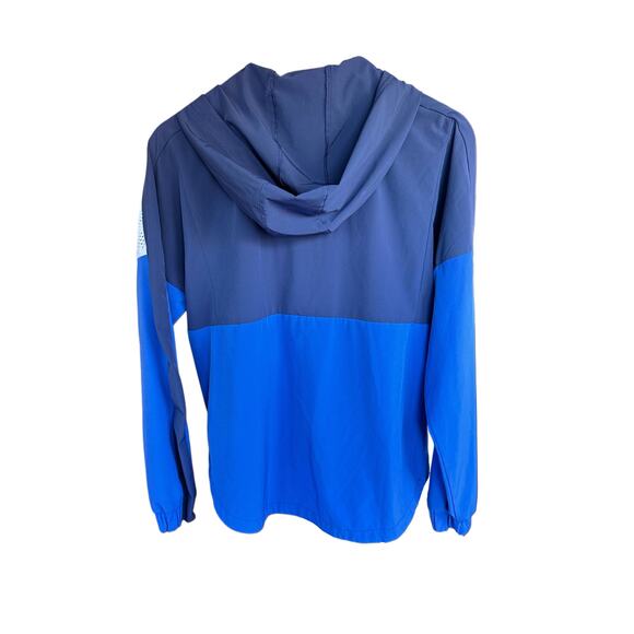 ADIDAS Unisex Blue Track Zip Up Jacket - Picture 2 of 6